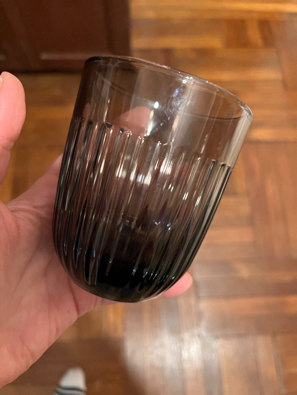 La Rochere France Ouessant Eggplant Purple 9.5 oz Water Tumbler Glass 633808 NWT